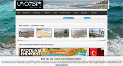 Desktop Screenshot of lacostadecadiz.com